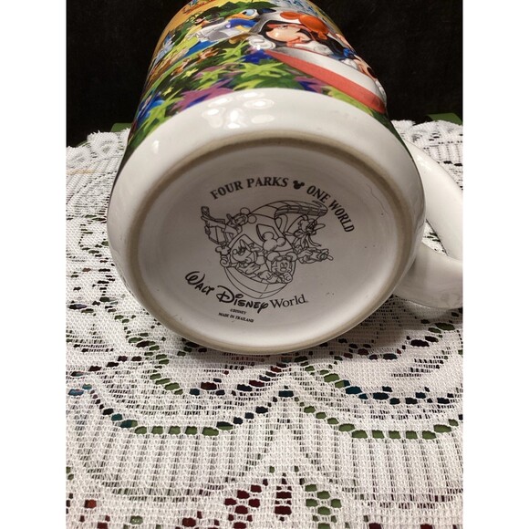 Walt Disney World Grandma Coffee Mug Vintage Made in Thailand 3D Effect Heavy - Picture 4 of 10